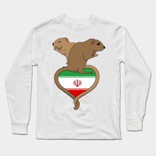 Gerbil Iran (light) Long Sleeve T-Shirt